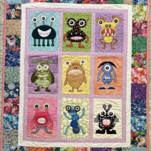M2M-04-April 11- Silly Monsters, Quilt As You Go