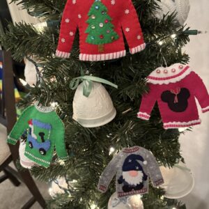 M2M-12-December 13- Ugly Holiday Sweater Ornaments